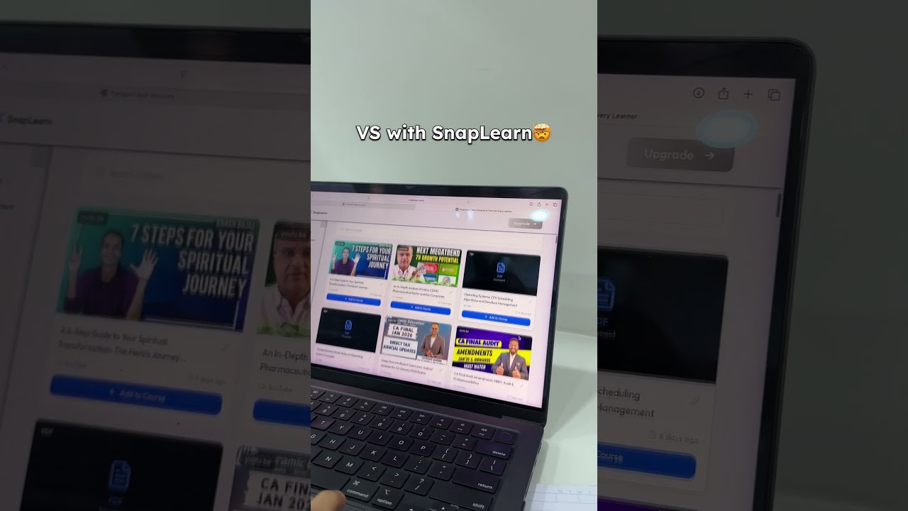 Snaplearn: Quick, precise, and exactly what you need.