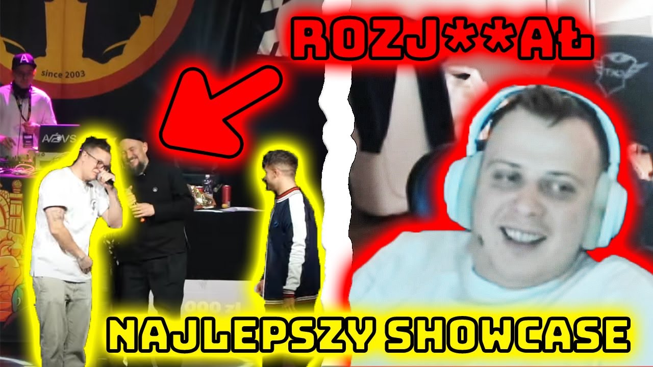 NITRO OGLĄDA LEGENDARNY SHOWCASE (FREESTYLE) *MUFLON, DUŻE PE, KORO, MILU*