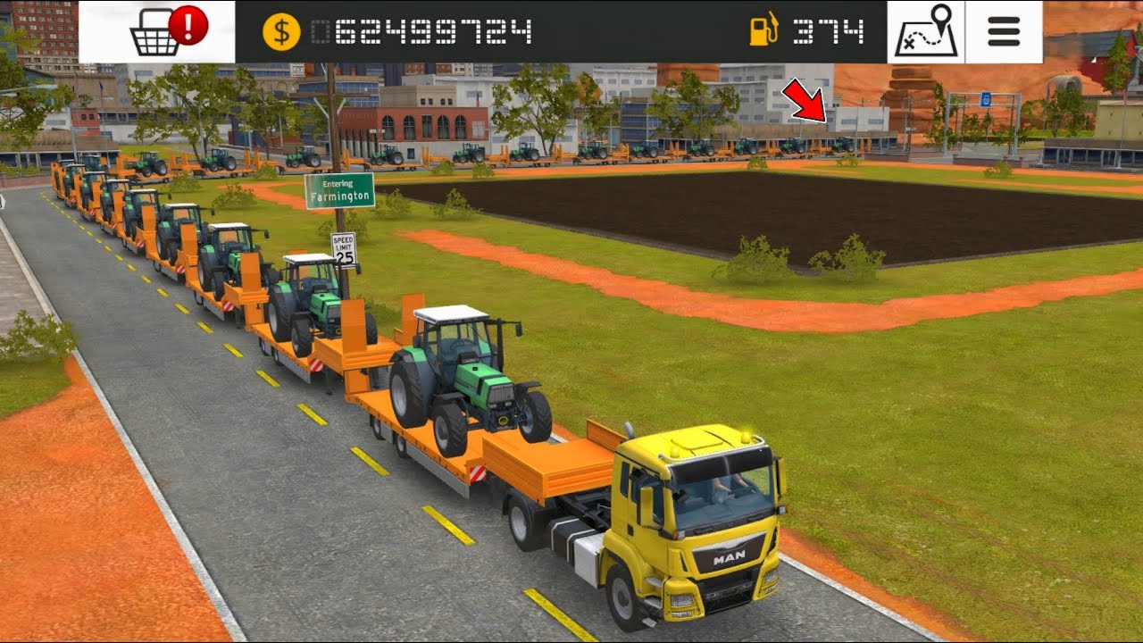 Farming Simulator 18 Transport Many Tractors | Fs 18 Timelapse #fs18