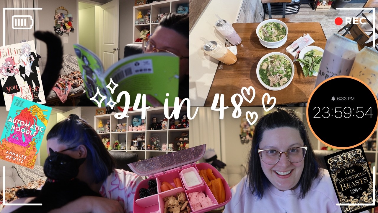 finishing series, continuing favorite manga, reading for 24 hours in 48ish hours | reading vlog