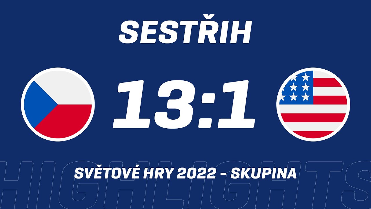 Světové hry 2022 | Česko vs. USA 13:1