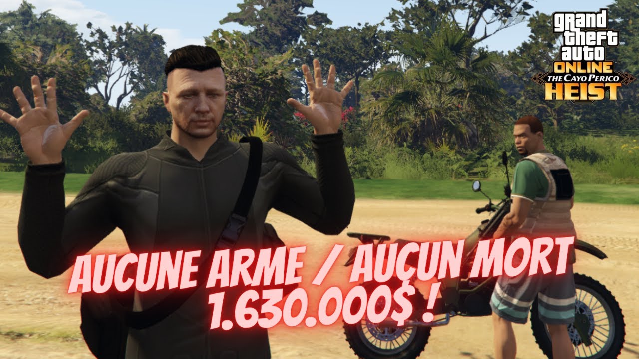 Aucune arme, Aucun mort & Défi élite pendant le braquage de Cayo Perico ! Diamant Rose, 13:02