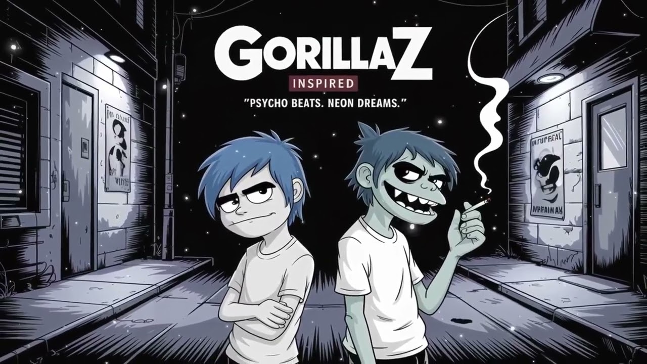 Kill Bill [once again] &ndash; Psycho Album Mix | Gorillaz Inspired AI Remix | Trip-Hop, Alt Hip-Hop