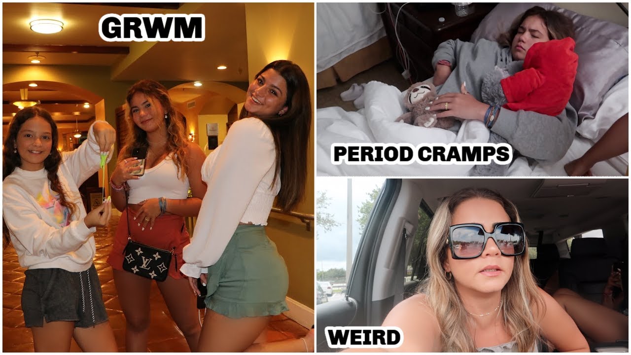 Get ready with us / Period Cramps / Vacation vlog day 3 | VLOG