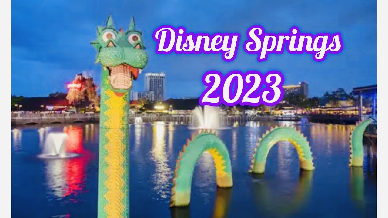 DISNEY SPRINGS 2023 Walking Tour Part 1 -Orlando - fun - shopping