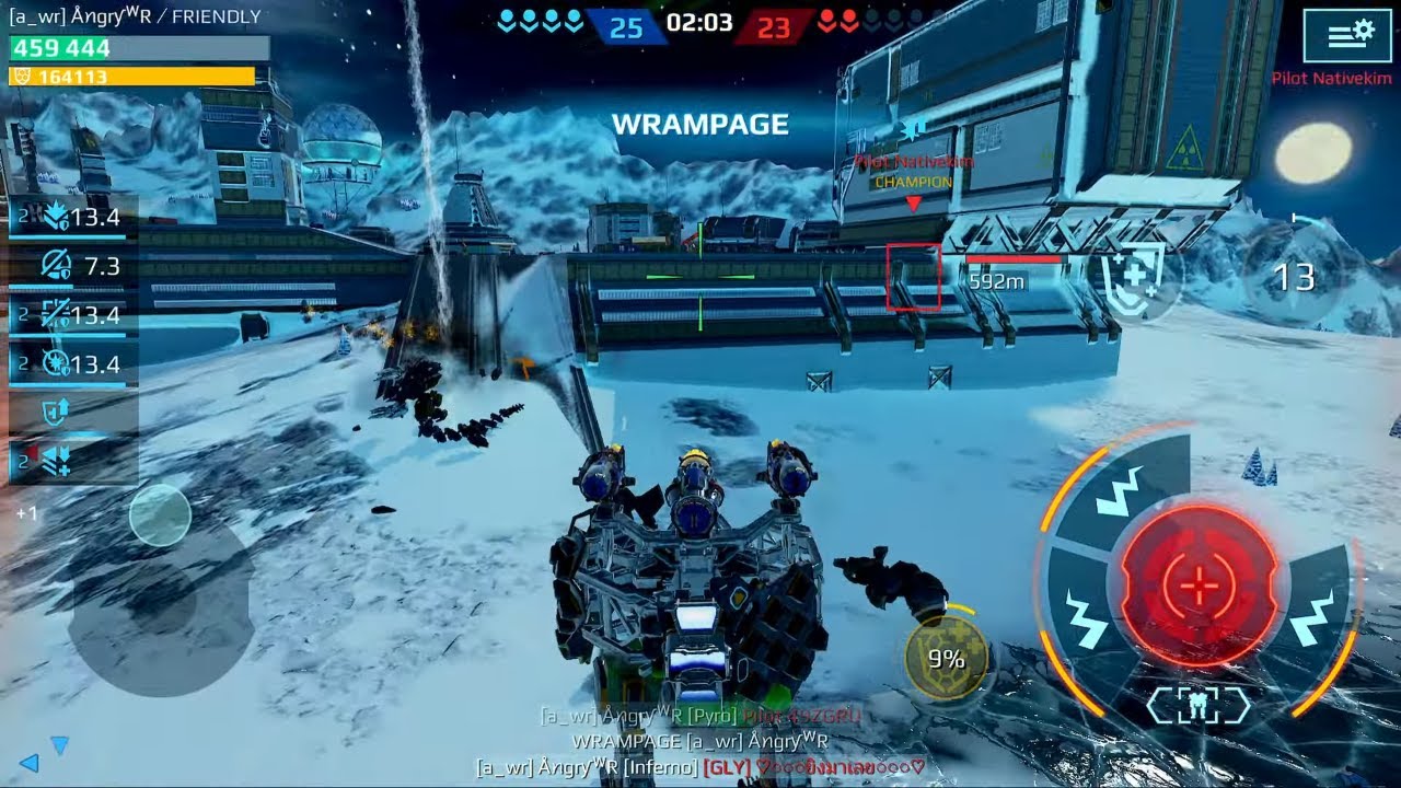 War Robots: 21 Kills & 11M Damage in Epic Team Death Match! @angrywr #warrobots