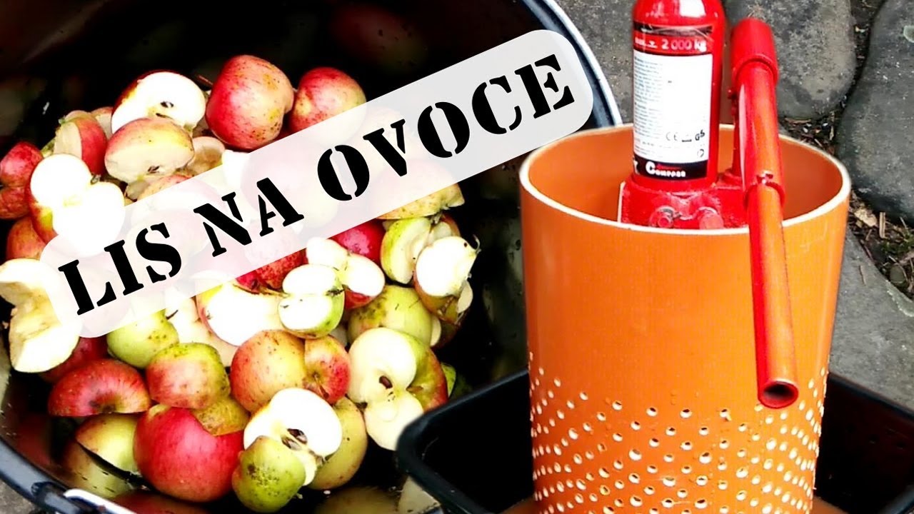 Instantní lis na ovoce + první lisování