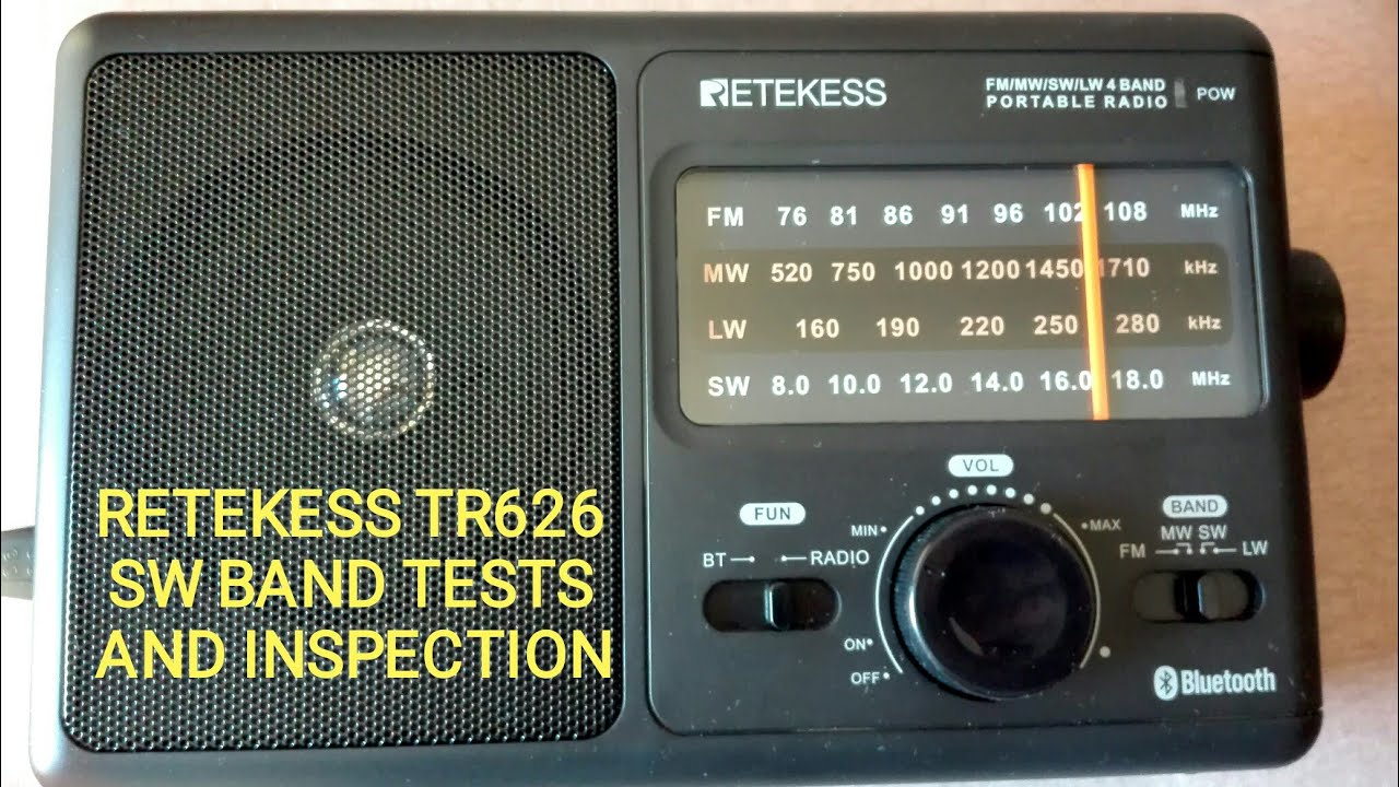 RETEKESS TR626 SW BAND  TESTS AND INSPECTION  (SW BAND TESTLERİ VE İNCELEMESİ)