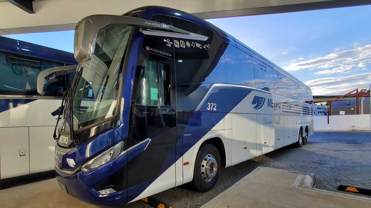 Viajando a Santiago de los Caballeros en Marcopolo G8 paradiso 1350 Volvo B430R de Metro Autobuses