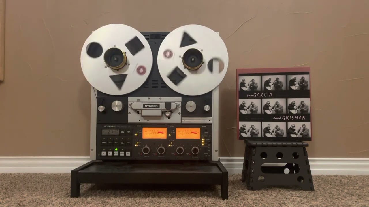 Studer A810 reel to reel playing The Tape Project master tape
