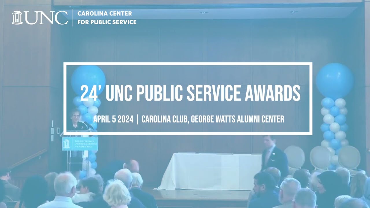 UNC Public Service Awards 2024