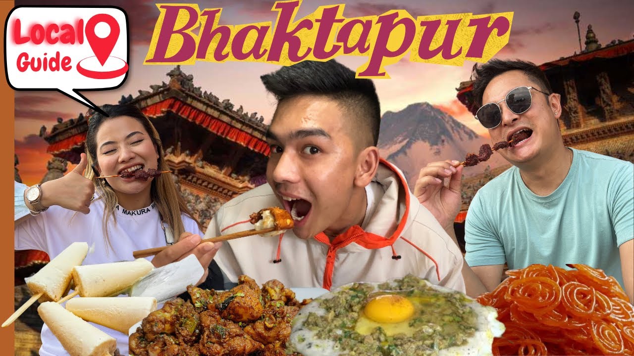 Bhaktapur Food Hunt with @MrFoodieNepal | Foodventures: Ep 7 | ft. Ama Ko Bara | Local Stick Foods