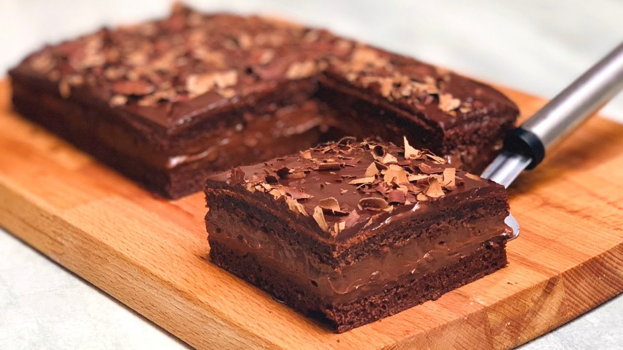 Chocolate Cake Bars | Chocolate Cake Bars Recipe for Chocolate Cake Lovers - Too Chocolatey