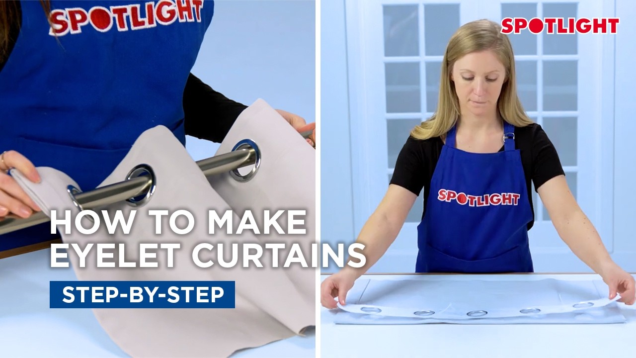 How To: Make Eyelet Curtains | Spotlight Stores