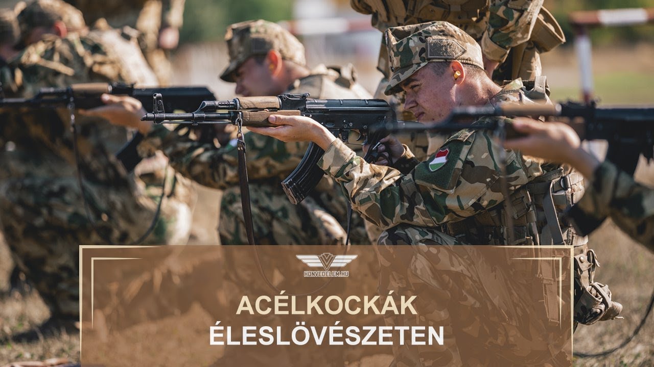 Acélkockák éleslövészeten