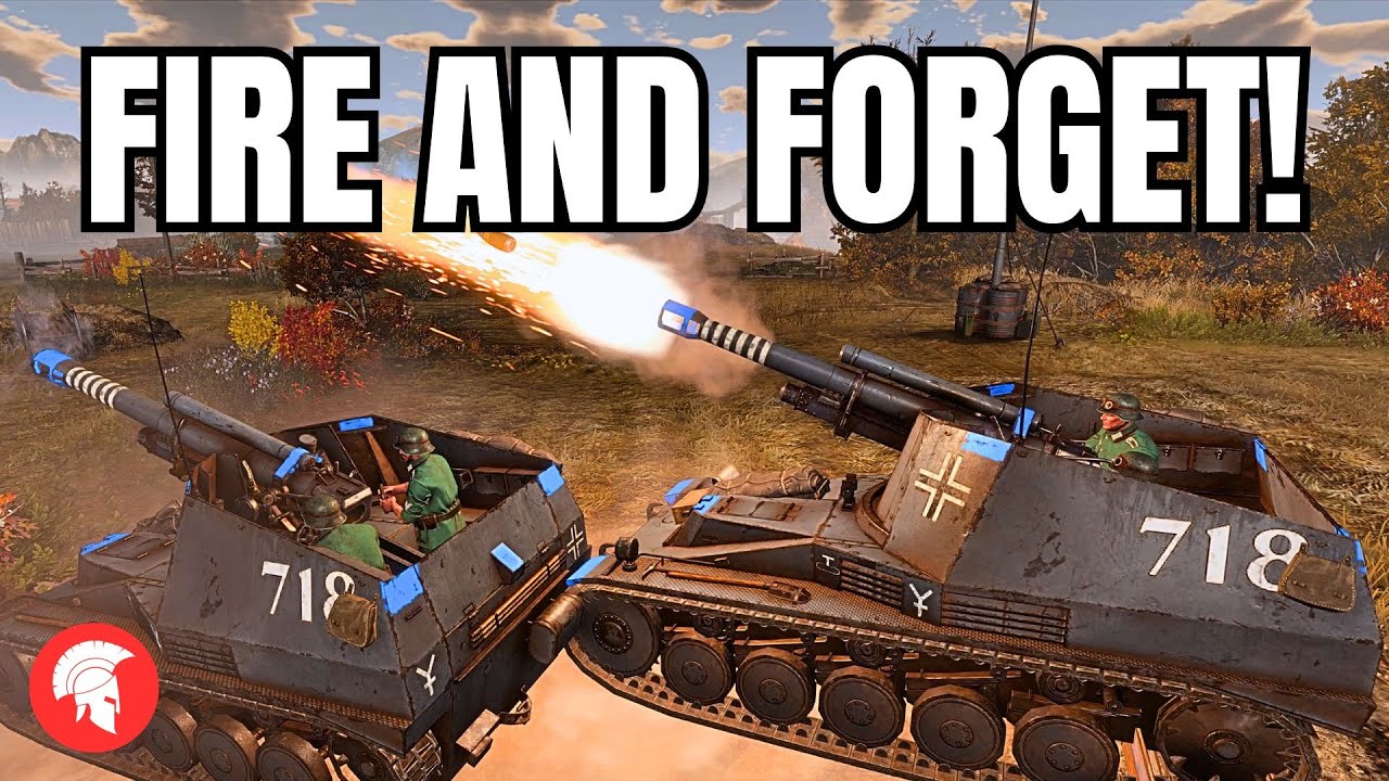 105mm Fire and Forget Monster! - 4vs4 - Wehrmacht - Company of Heroes 3