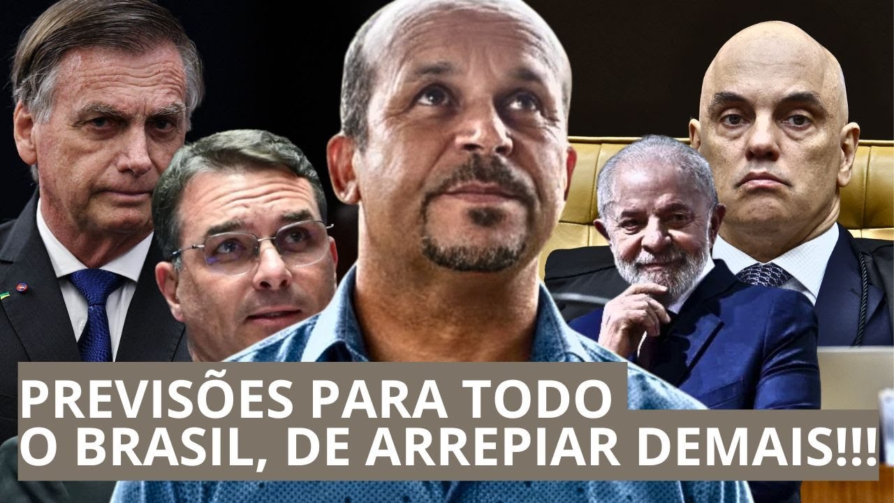 Carlinhos Vidente revela ALEXANDRE DE MORAES pedirá pra SAIR, FLÁVIO BOLSONARO vai ganhar mesmo?