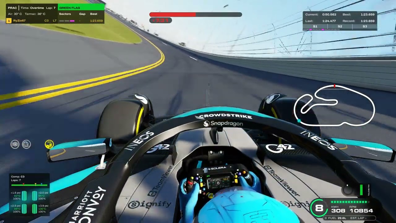 F1 Mercedes W16 // Daytona 24h // Asseto Corsa