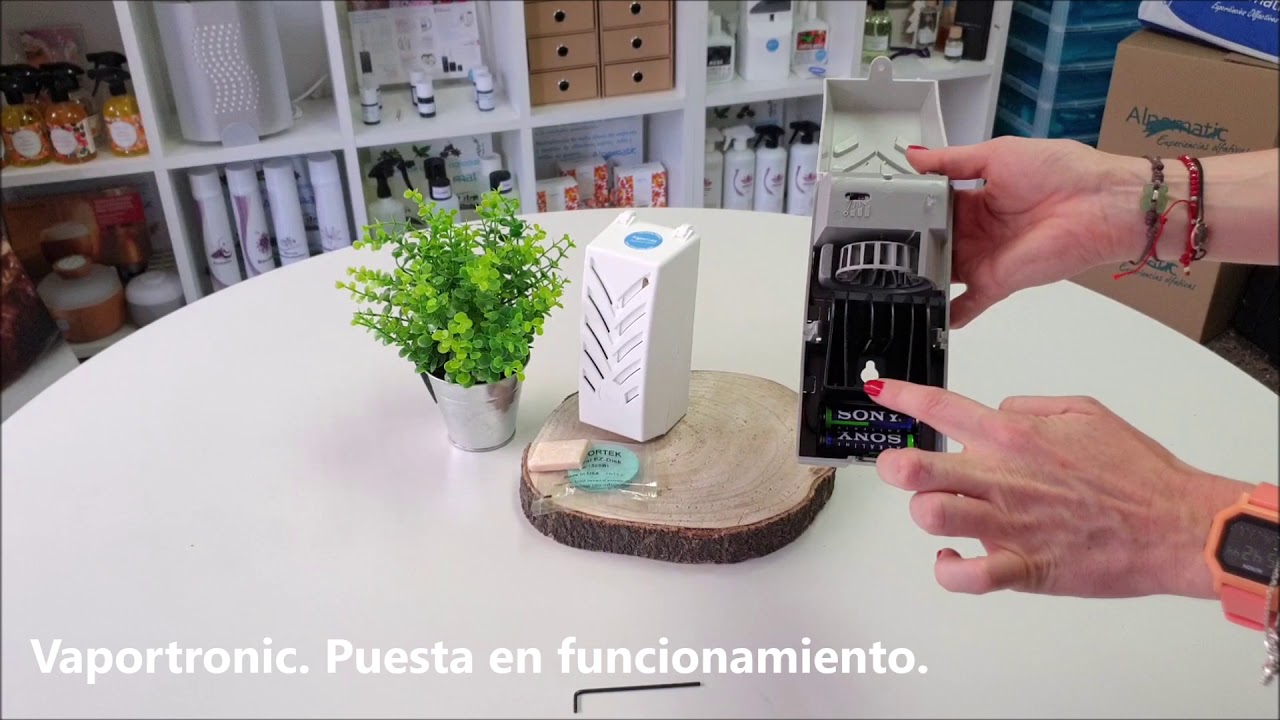 Vaportronic. Puesta en marcha. Sistema neutralizador de malos olores.