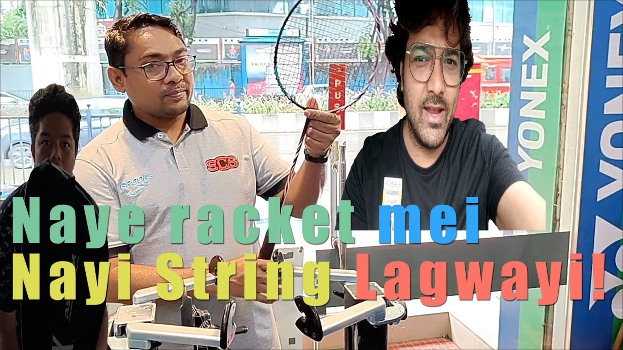 New Yonex Racket Ki String Change Karwa Di?