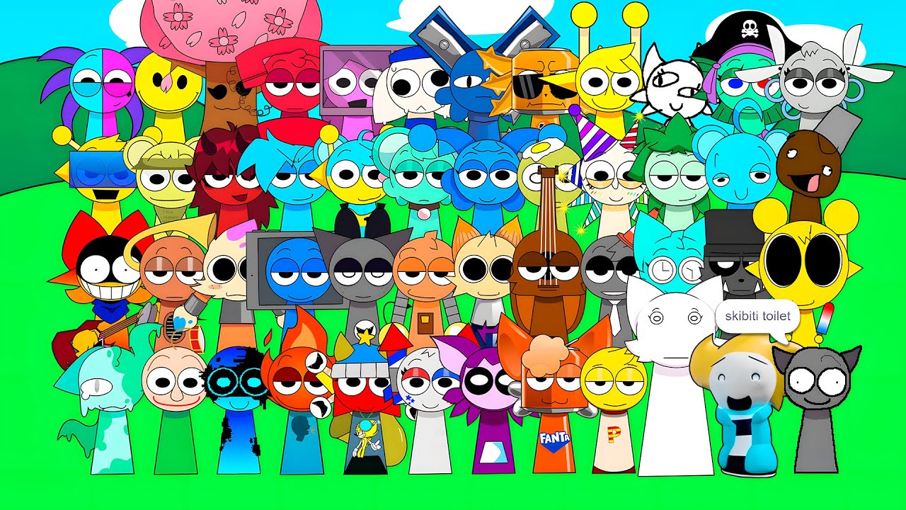 Incredibox Sprunki Pyramixed Advanced But ALL Characters Together (New OC's)