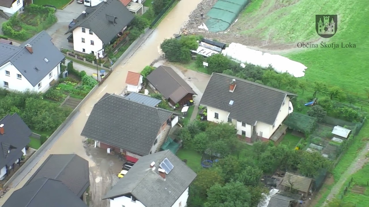 POPLAVE ŠKOFJA LOKA 08.08.2023
