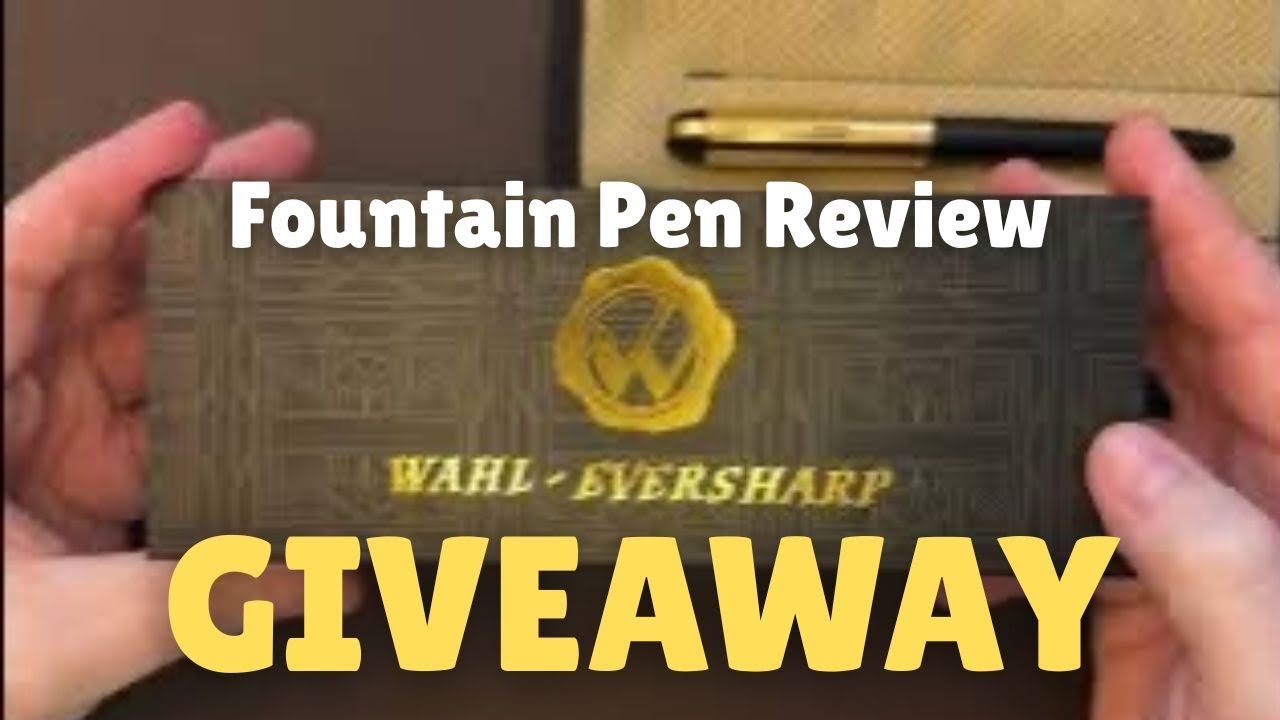 GIVEAWAY Wahl-Eversharp Skyline Fountain Pen Review #fountainpen #fountainpencommunity #giveaway 