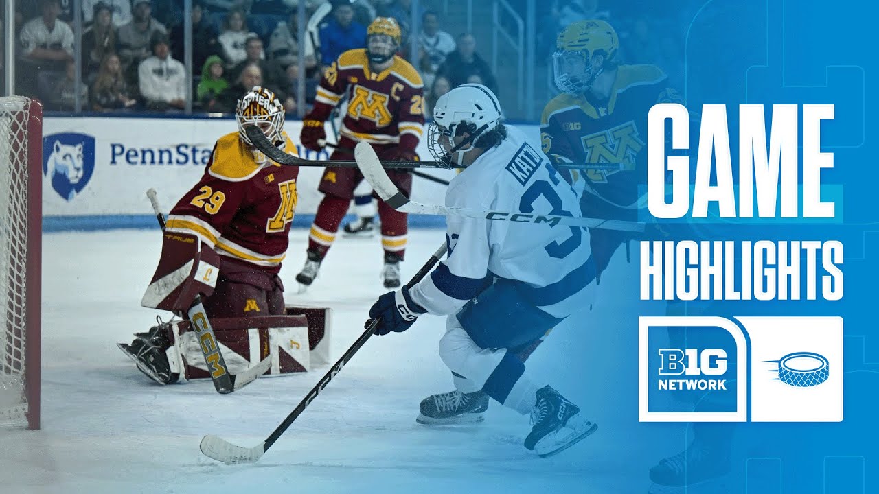 Minnesota vs. Penn State | Highlights | Big Ten Hockey | 01/10/26