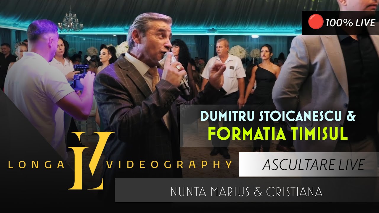Dumitru Stoicanescu & Formatia Timisul - Colaj Ascultare LIVE 🎵 Nunta Marius & Cristiana