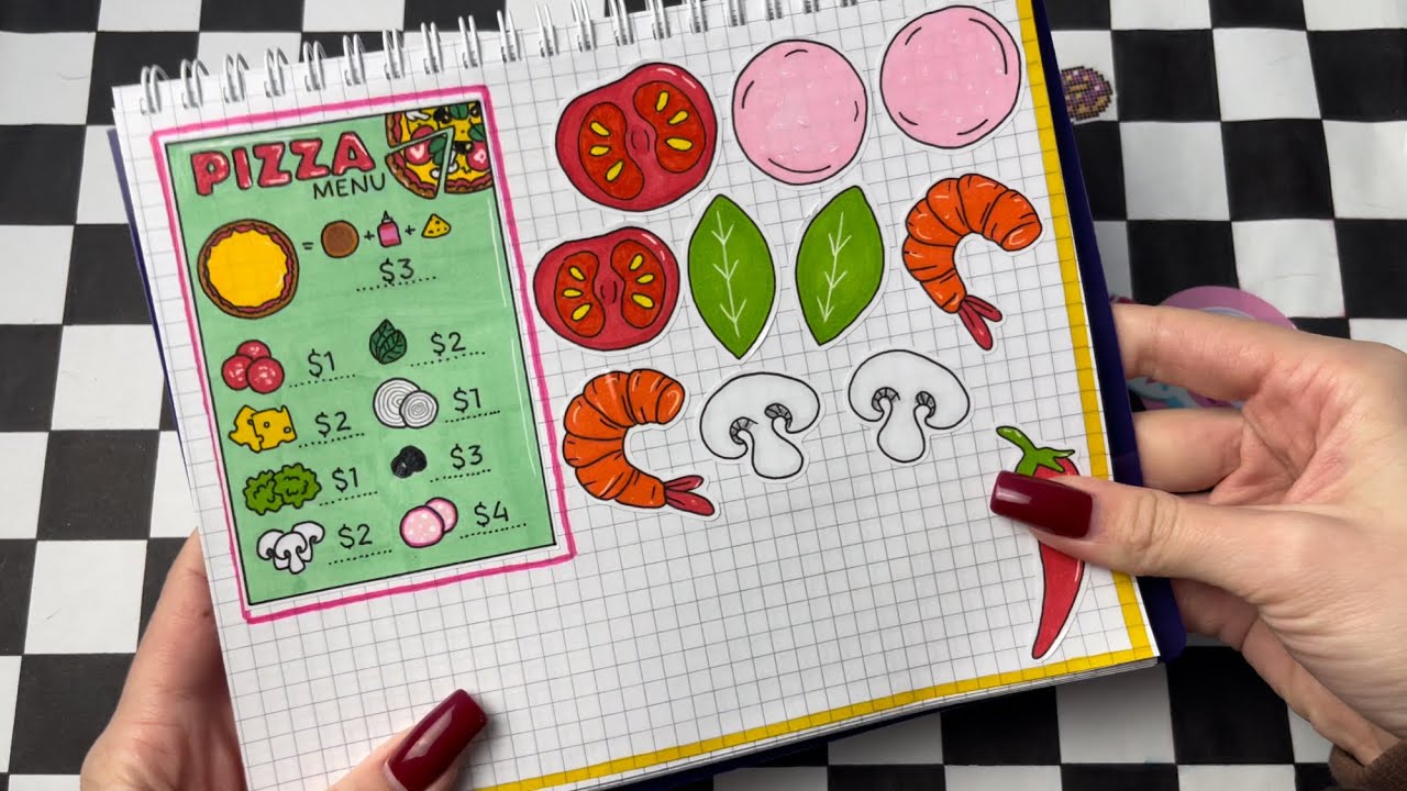 [🐾paper diy🐾]  Pizza play 🍕 | ASMR 종이