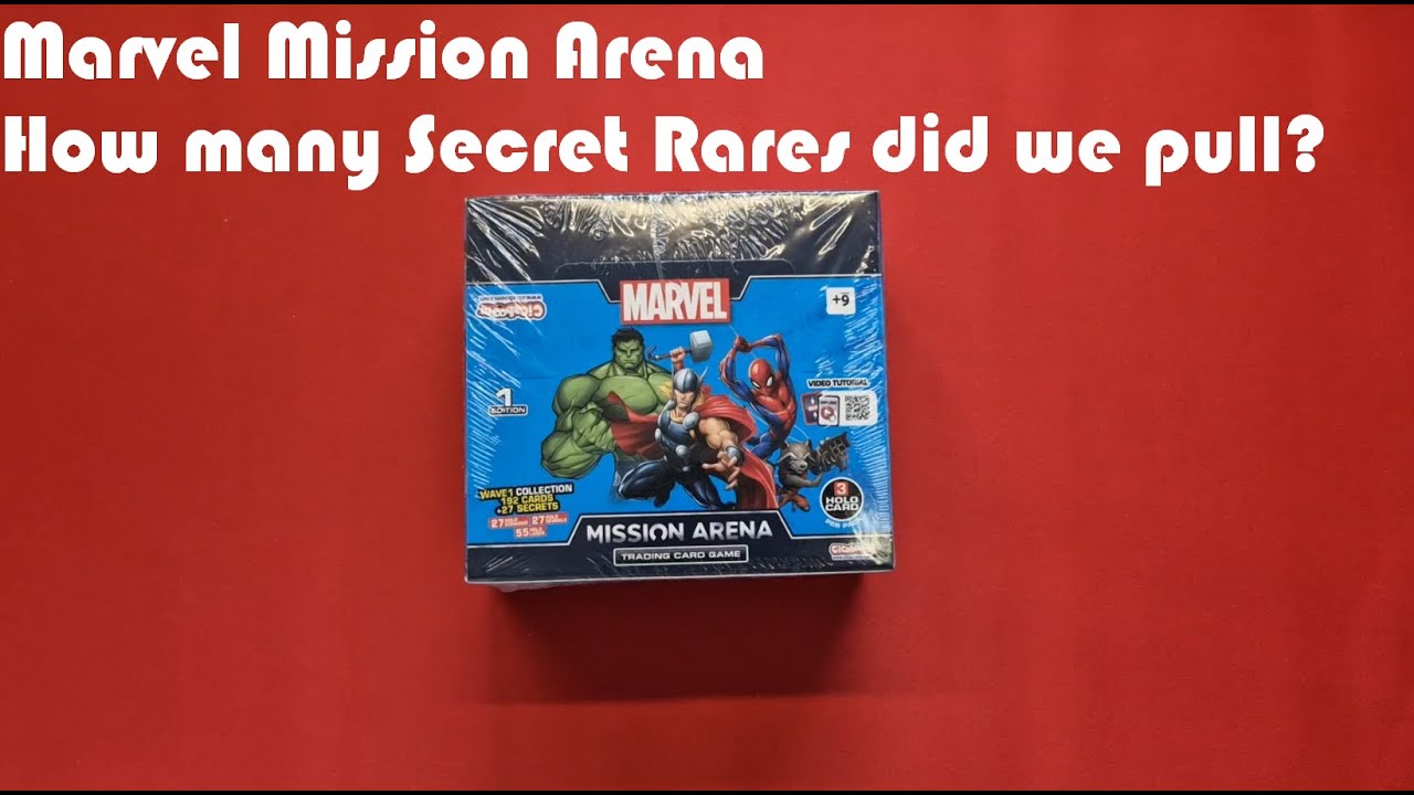 Box opening: Marvel Mission Arena display