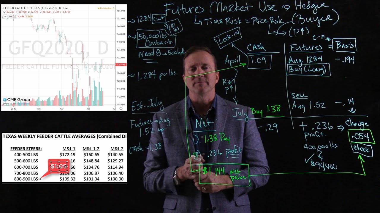 Хеджирование фьючерсного рынка — пример покупателя откормочного скота