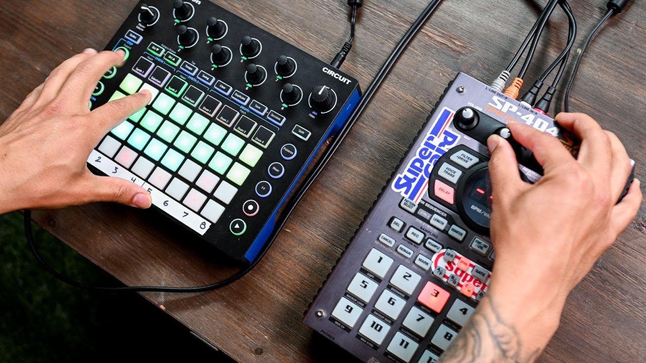 Roland SP-404 + Novation Circuit | Making Beats with Ricky Tinez