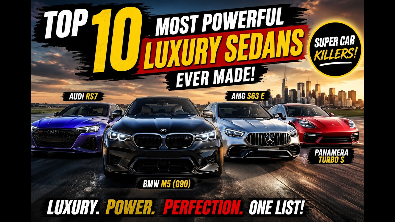 10 Luxury Sedans That Feel Like Private Jets on Wheels | These Luxury Sedans Are Insane
