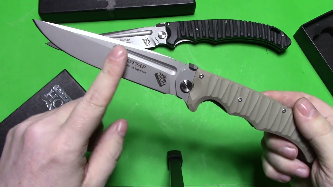 Русский складной нож HOKC &laquo;Кугуар&raquo; с фиксатором Liner Lock