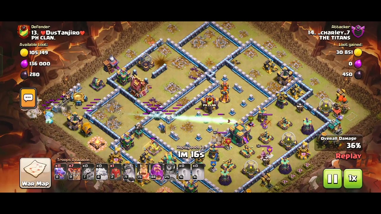 ROYAL CHAMPION CHARGE/RC WALK/TH13 VS TH14  ⭐⭐⭐ 3 STAR STRATEGY/ALL GAS NO BREAK