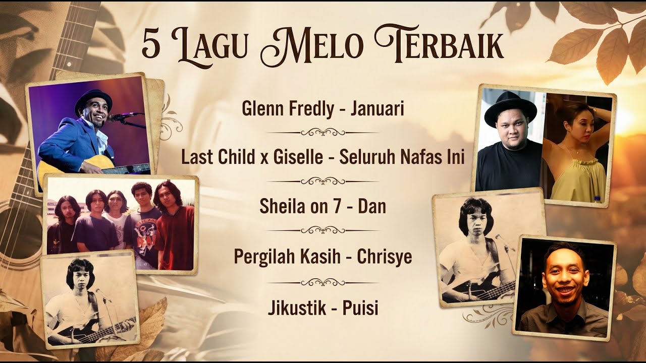 5 Lagu Melo Indonesia Terbaik | Januari, Dan, Pergilah Kasih, Puisi, Seluruh Nafas Ini
