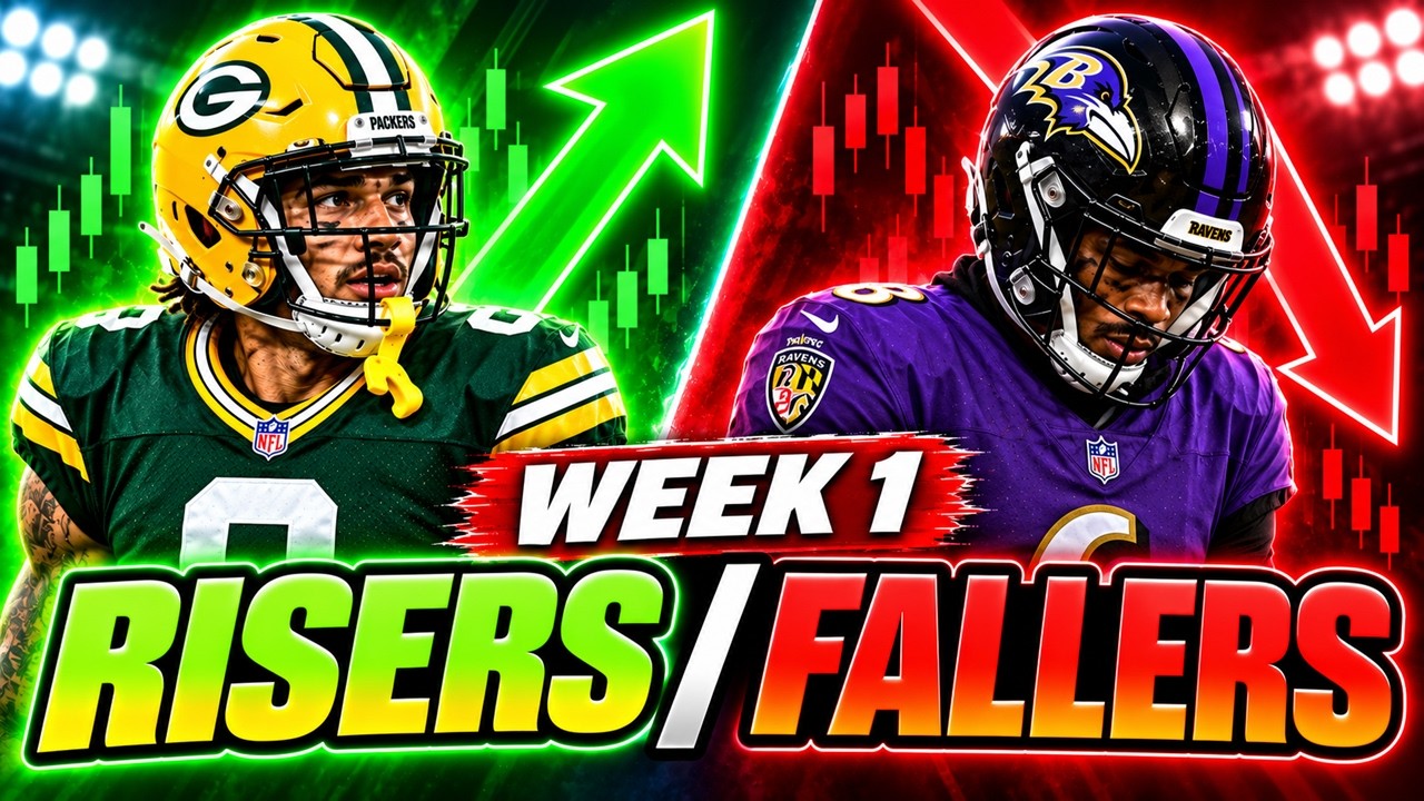 25 Biggest Dynasty RISERS & FALLERS From Week 1!