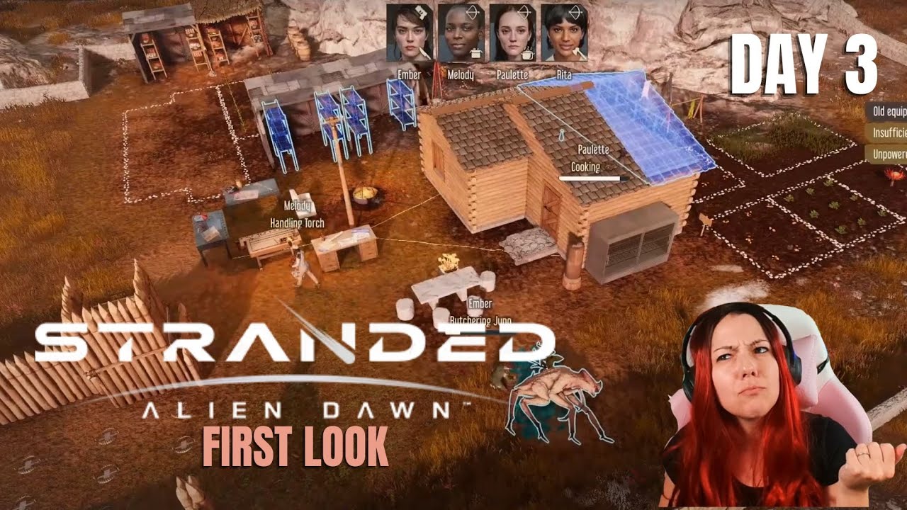 Stranded: Alien Dawn - Day 3 Hard Mode | A New Animal Attack