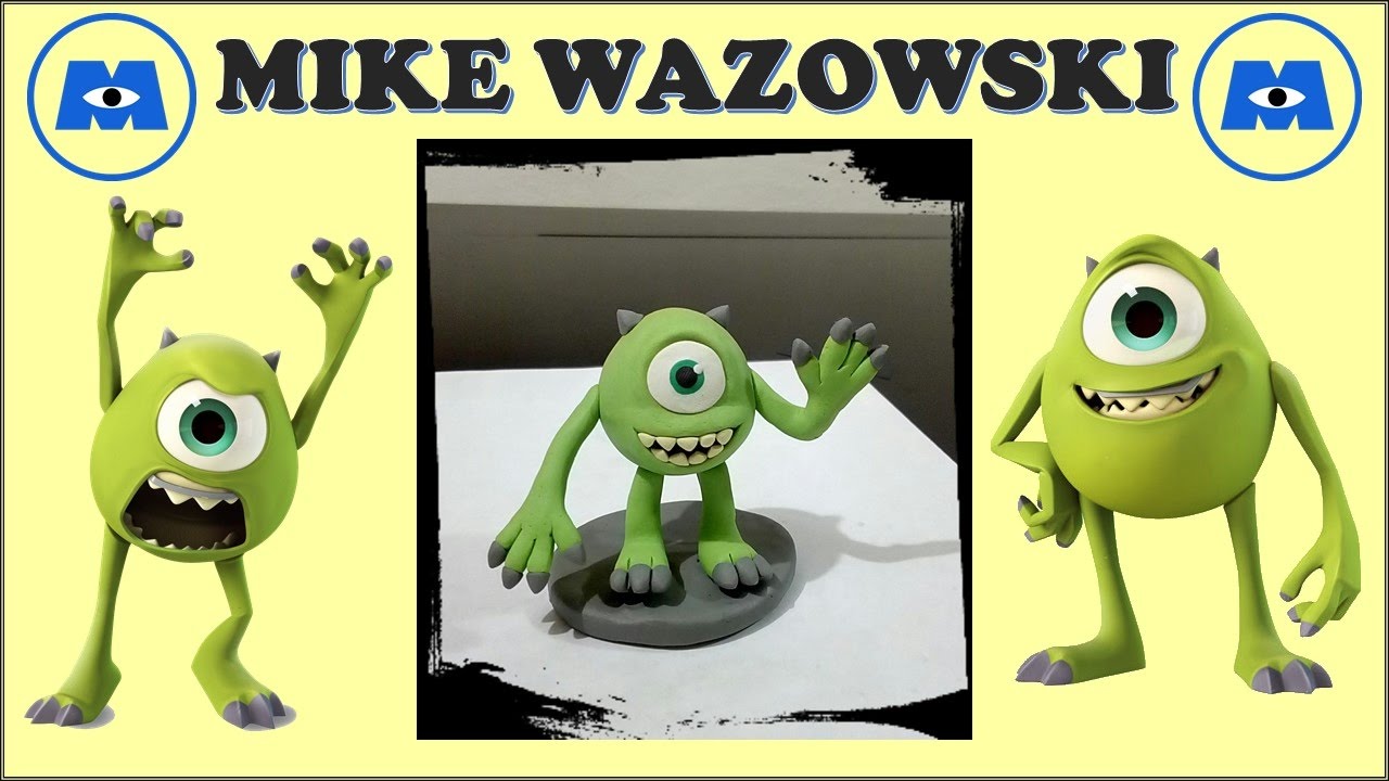Cómo hacer a Mike Wazowski de Plastilina (Tutorial) | Monsters Inc