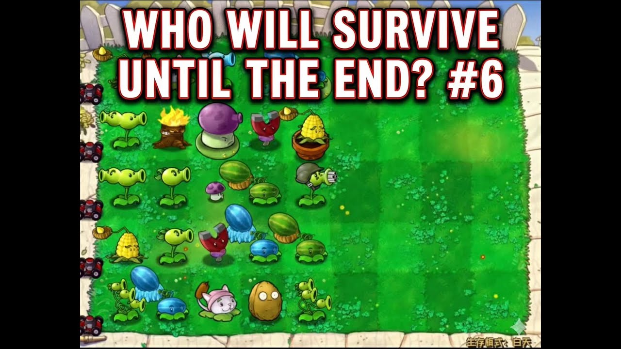 Random Plants vs Random Zombies – Which Lane will win?#6
