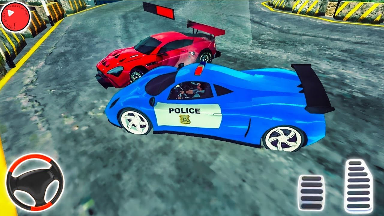 High Speed Police Car Chase on Mountain Roads | Extreme Driving Gameplay