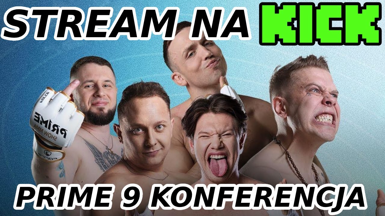 PRIME MMA 9 KONFERENCJA - CAŁY PANEL 4 Z KICKA (RAFON, KACZOR, NATAN, MAGICAL, TAAZY)