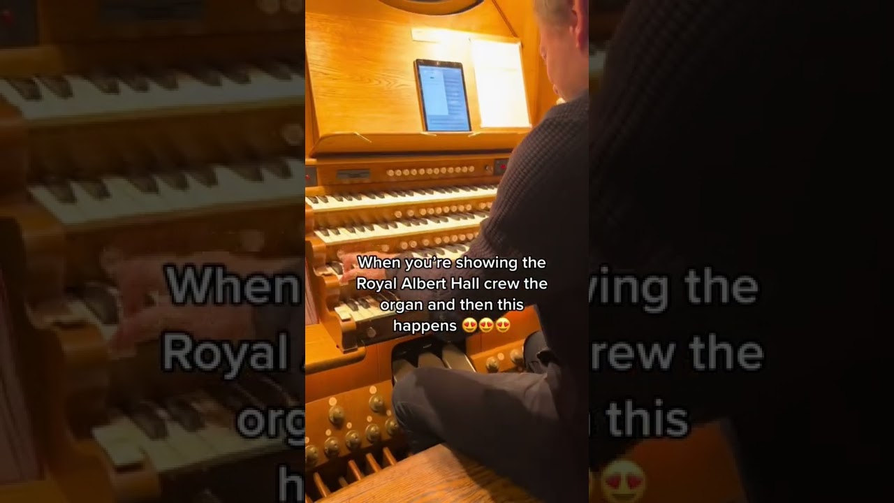 When you&rsquo;re showing the Albert Hall crew the organ and this happens&hellip;