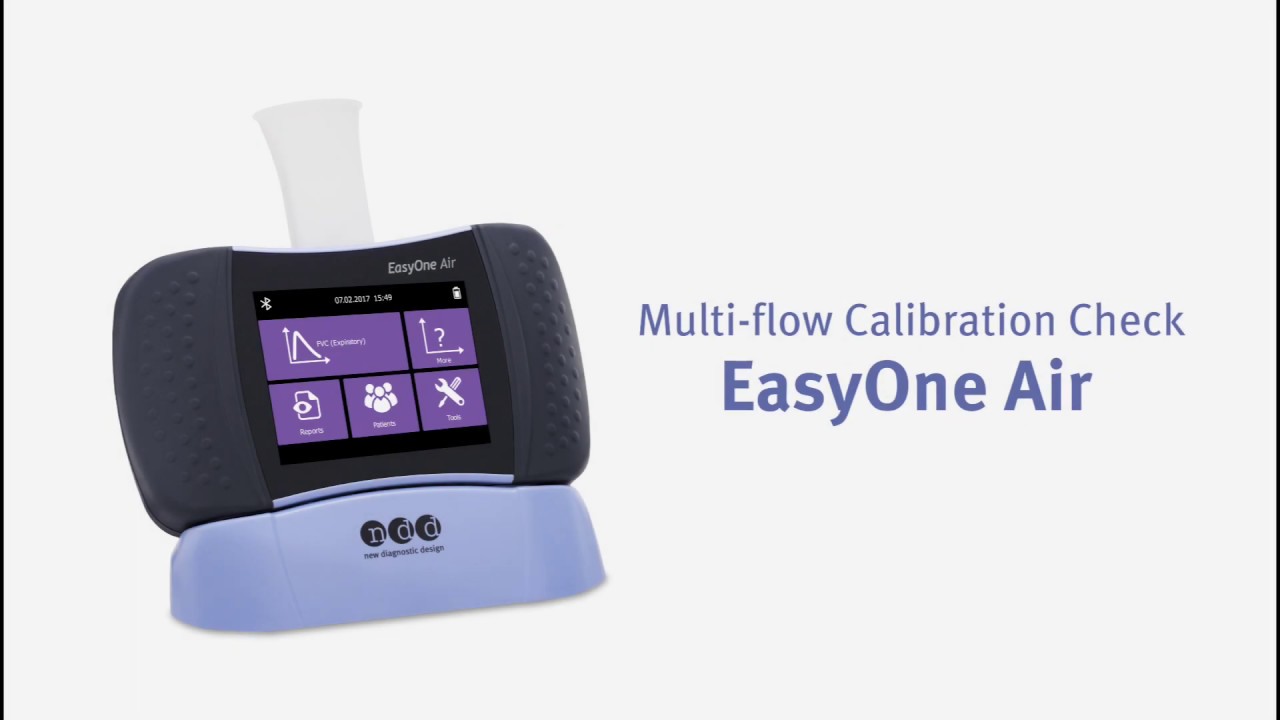 Multi-flow Calibration Check - EasyOne Air spirometer
