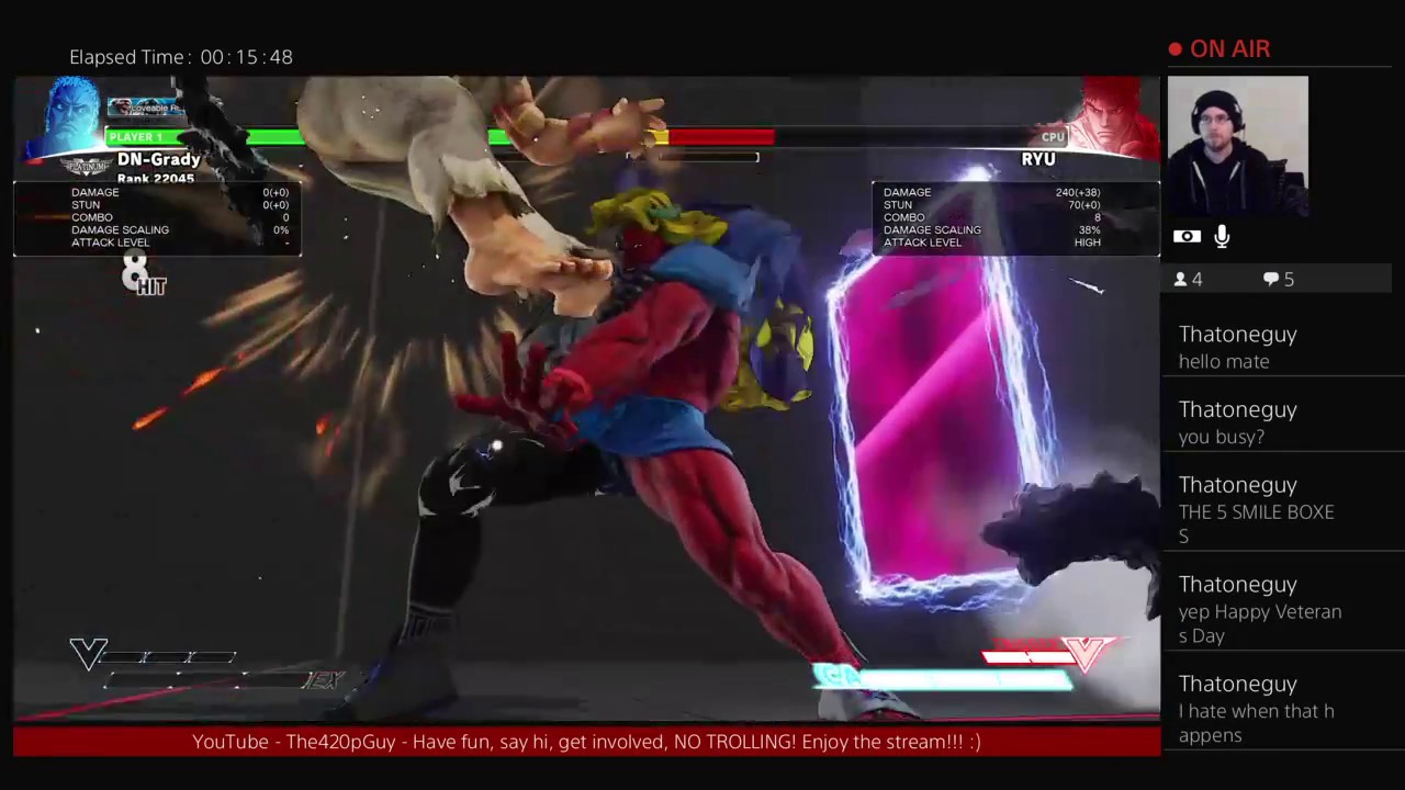 LEARNING URIEN | TRAINING/CASUAL MATCHES | SFV | PS4 {3}