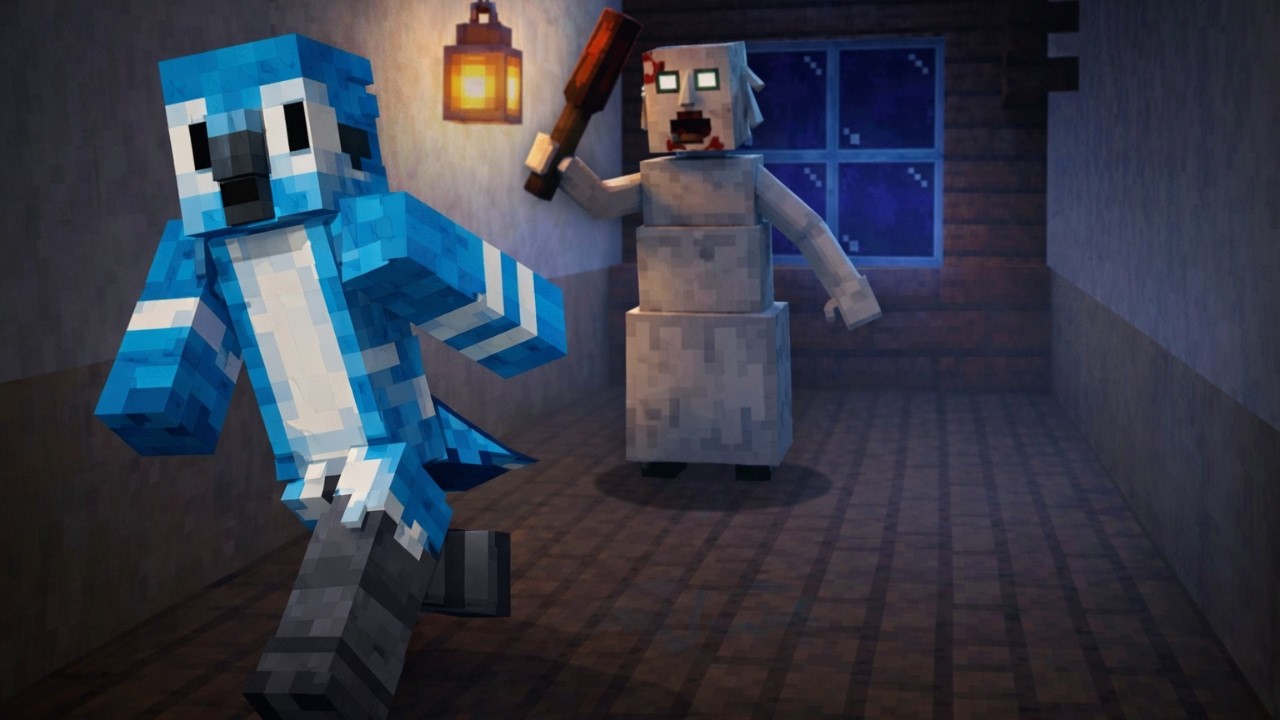 ¡Me metí a la CASA de GRANNY en Minecraft y le ROBÉ todos sus DIAMANTES! 💎