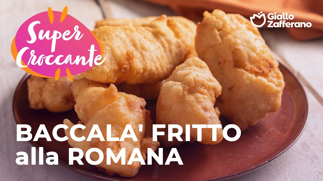 BACCALA' FRITTO alla ROMANA in PASTELLA - SUPER CROCCANTE 🎄🎁❤️