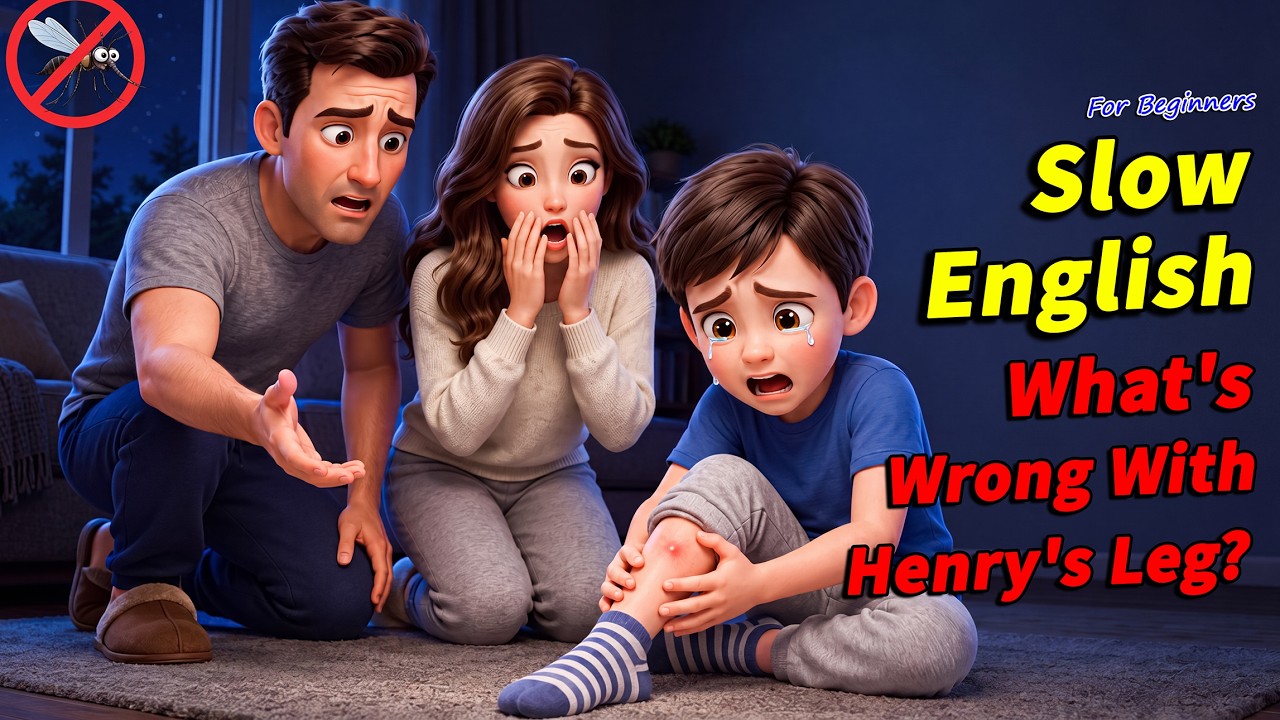 🔴 LIVE 24/7 | What's Wrong With Henry's Leg? Health & Safety Stories | Slow English Listening (A2)