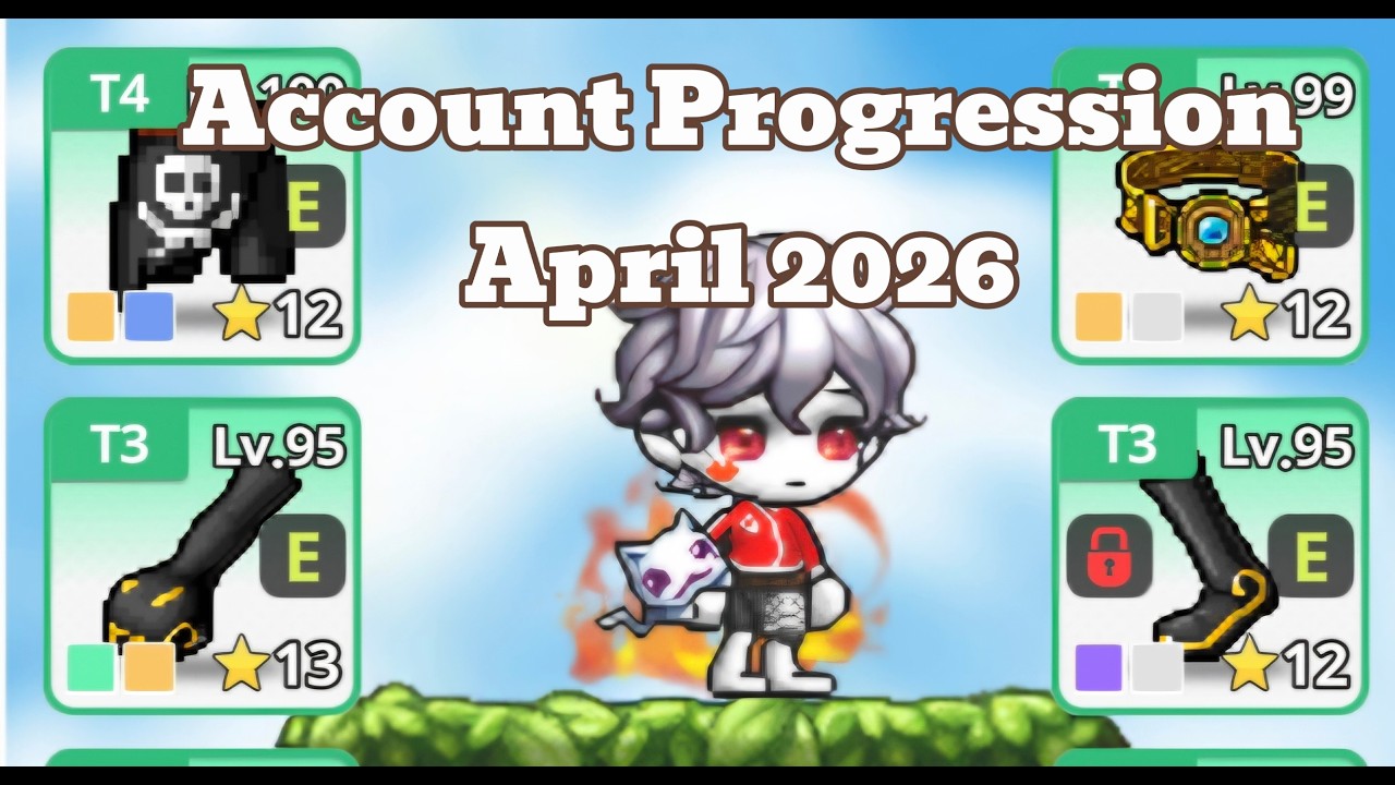 Account Progression 5TRIL April 2026 - MapleStory Idle RPG